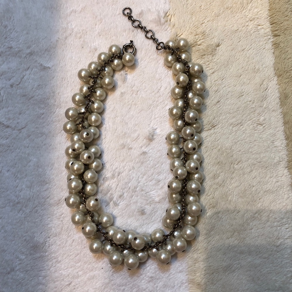 J.Crew Pearl Statement Necklace